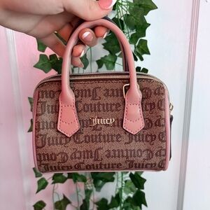 Juicy Couture Mini Bag in Brown and Pink